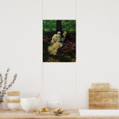Poster Repin - Léon Tolstoï en forêt 1891 (Cuisine)