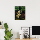 Poster Repin - Léon Tolstoï en forêt 1891 (Bureau à domicile)