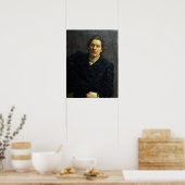 Poster Repin - Maxim Gorky 1899 (Cuisine)