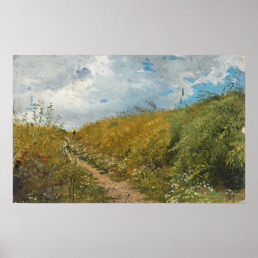 Poster Repin - Route à travers un passage étroit (Devant)