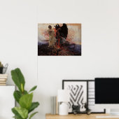 Poster Repin - Suivez-Moi Satan 1895 (Bureau à domicile)