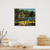 Poster Réplique Danemark Vintage, Copenhague, Tivoli, (Cuisine)