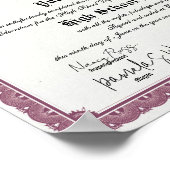 Poster Réplique du diplôme d'études secondaires de style  (Coin)