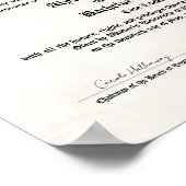 Poster Réplique du diplôme universitaire ou universitaire (Coin)