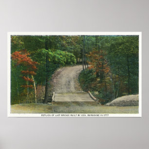 Poster Réplique du pont Dernier du général Burgoyne