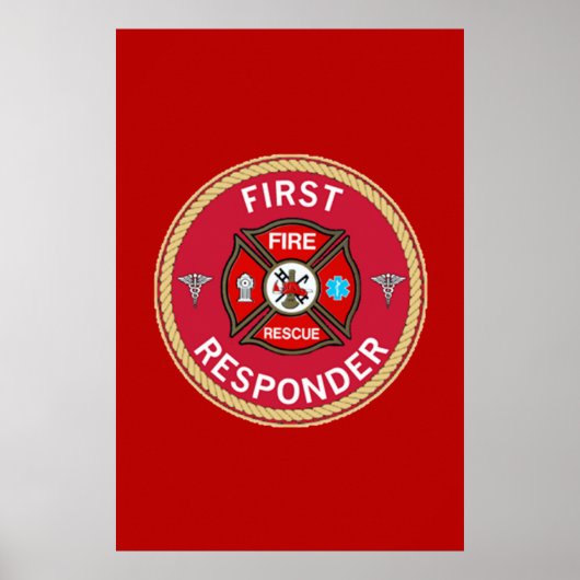 Poster Répondeur de premier secours (Devant)