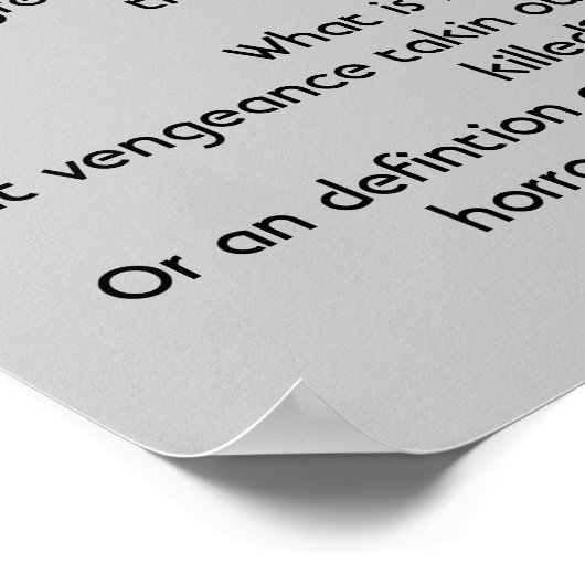 Poster Répondez-moi (Coin)