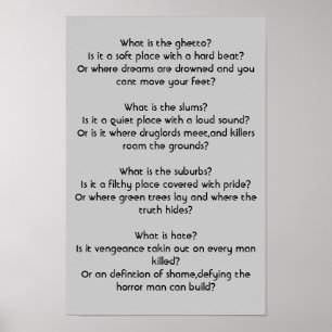 Poster Répondez-moi