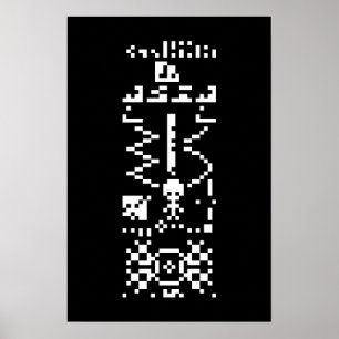 Poster Réponse au message binaire d'Arecibo