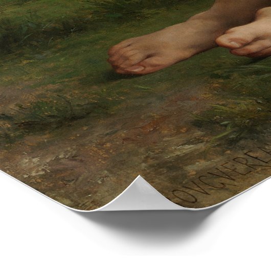 Poster Repos de William-Adolphe Bouguereau (Coin)