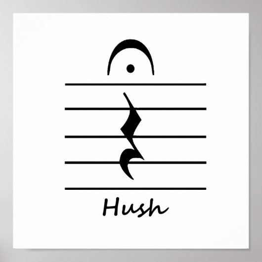 Poster Repos musique avec Hush (Devant)