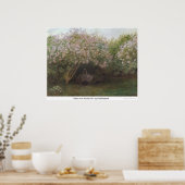 Poster Repos sous les lilas 1872 par Claude Monet (Cuisine)