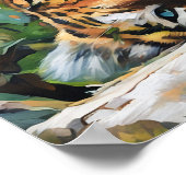 Poster Repose du portrait de tigre (Coin)