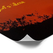 Poster Reposez dans le coucher de soleil de l'amour de Di (Coin)