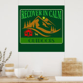 Poster Reprendre dans le calme - Extérieur (Cuisine)