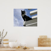 Poster Reprendre la Motivation Mondiale des Chats Mets (Cuisine)