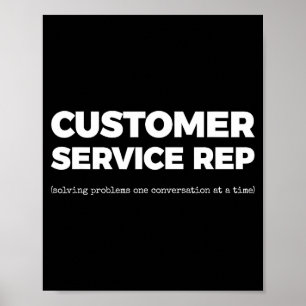 Poster Représentant du service (résolution des problèmes