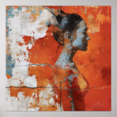 Poster Représentation artistique montrant une femme en pr (Devant)