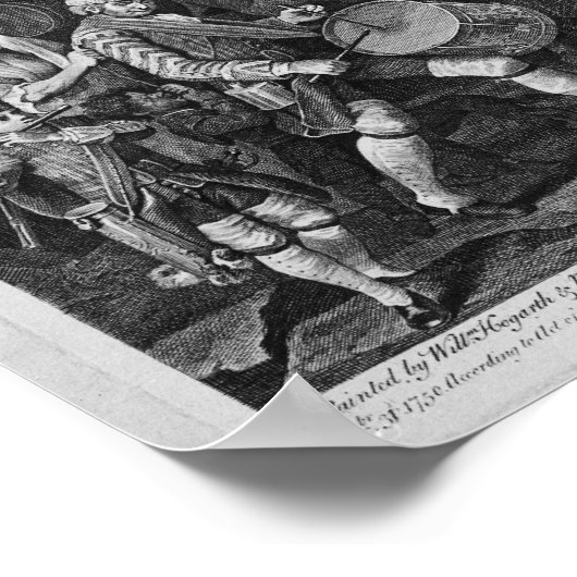 Poster Représentation de la Marche des Gardes (Coin)