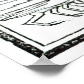 Poster Représentation de la peste, 1572 (Coin)