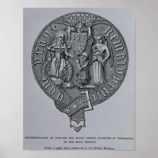 Poster Représentation d'Edward le Prince Noir (Devant)