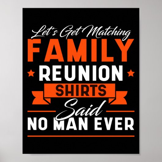 Poster Représentation drôle de réunion de famille (Devant)