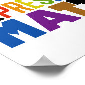 Poster Représentation Fait Matière Arc-en-ciel Diversité (Coin)
