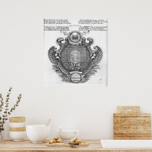 Poster Représentation graphique (Cuisine)