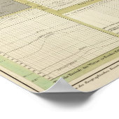 Poster Représentation graphique du cours de la températur (Coin)