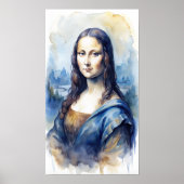 Poster Représentation polygonale stylisée d'un P célèbre (Devant)