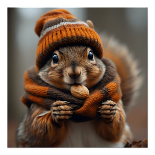 Poster Repris de grignotage - Squirrel Ai image