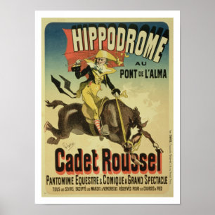 Poster Reproduction cadet Rousse de publicité par