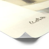 Poster Reproduction d'art peinte au couteau sur le Mojito (Coin)