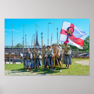 Poster Reproduction médiévale au château de Rakvere, Esto