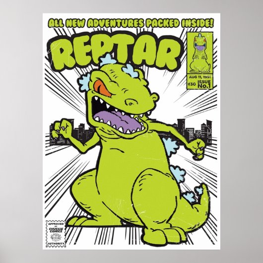 Poster Reptar Comic Book (Devant)