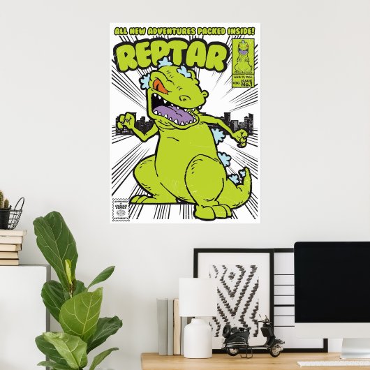 Poster Reptar Comic Book (Bureau à domicile)