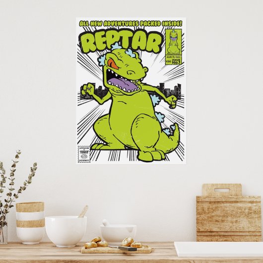 Poster Reptar Comic Book (Cuisine)