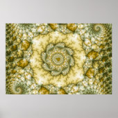 Poster Reptilien - Art fractal (Devant)