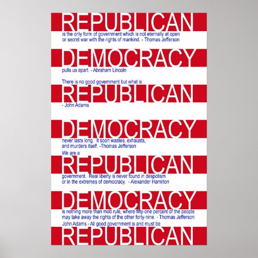 Poster républicain (Devant)