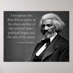 Poster Républicain Frederick Douglass