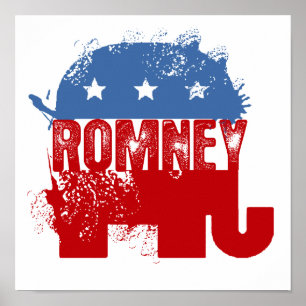 Poster Républicain ROMNEY