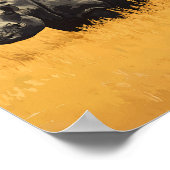 Poster République centrafricaine Illustration Art Voyage (Coin)