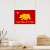 Poster République de Californie (Cuisine)