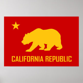 Poster République de Californie