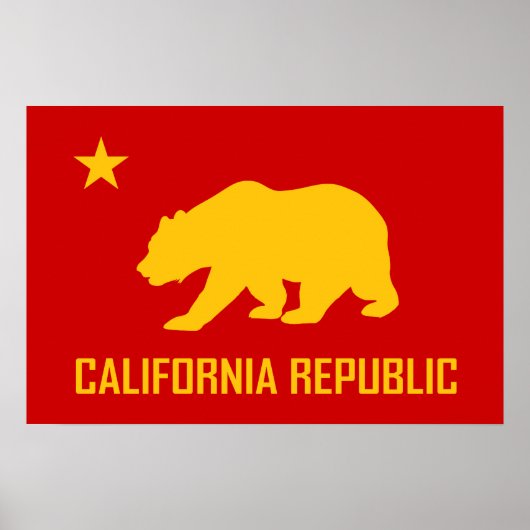 Poster République de Californie (Devant)