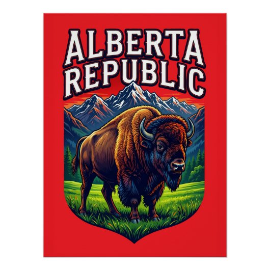 Poster République de l'Alberta (Devant)