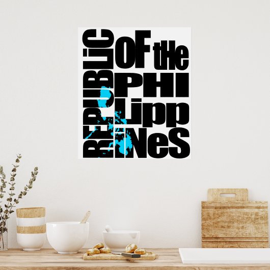 Poster République des Philippines (Cuisine)