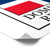Poster République dominicaine (Coin)