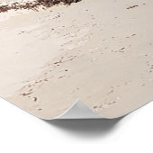 Poster République Dominicaine L'île de Saona Plage tropic (Coin)