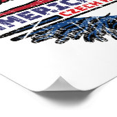 Poster République tchèque Tchèque États-Unis États-Unis (Coin)